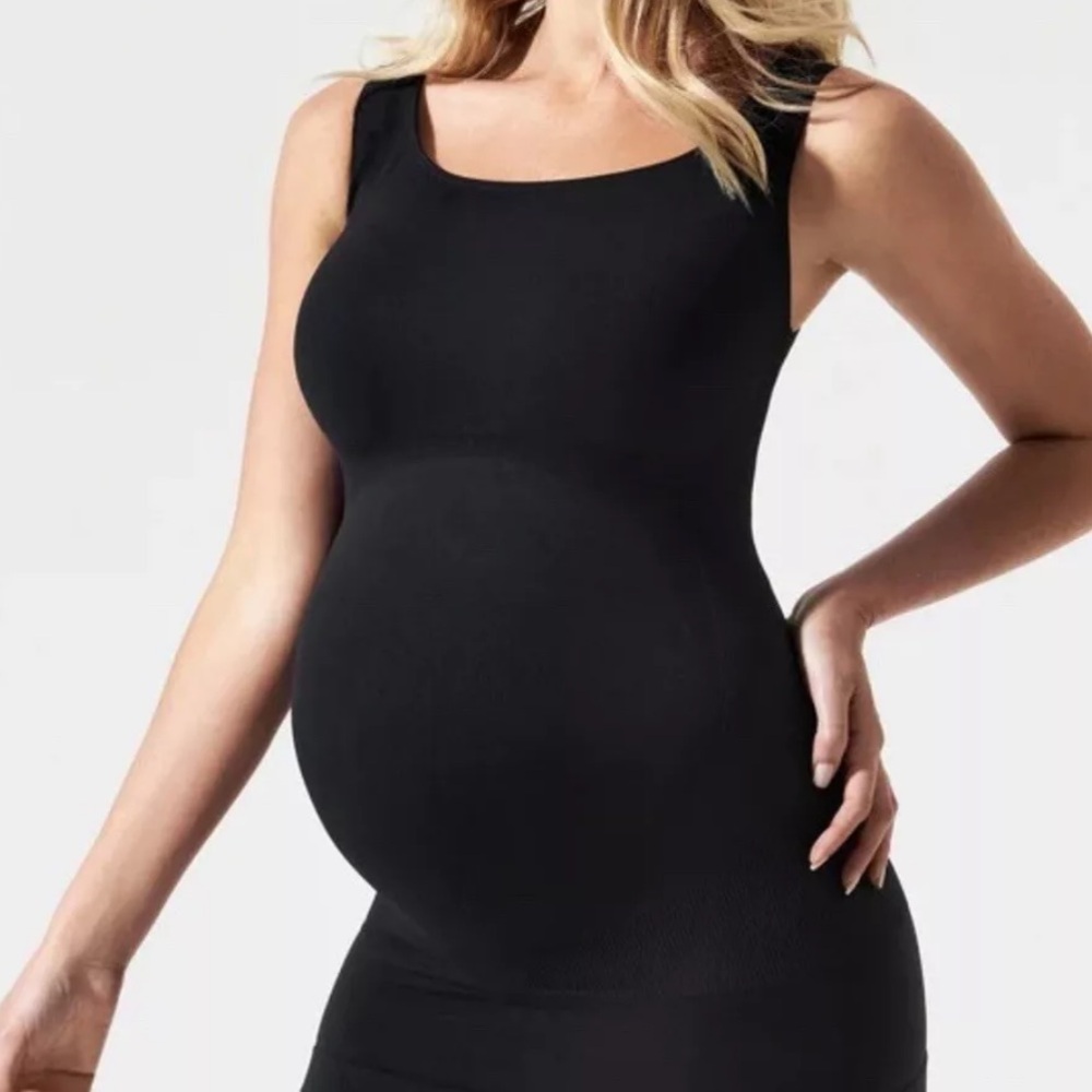 BLANQI everyday pregnancy support tank top, Black, size Small